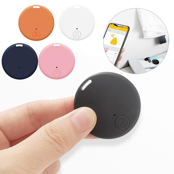 Bärbar GPS-tracker för husdjur Anti-förlustenhet Bluetooth IOS-system a Black One size