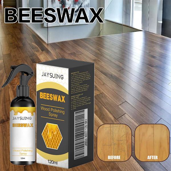 Naturlig Mikro-molekylär Bivax Spray, Möbelpolish Rengöring 120ml