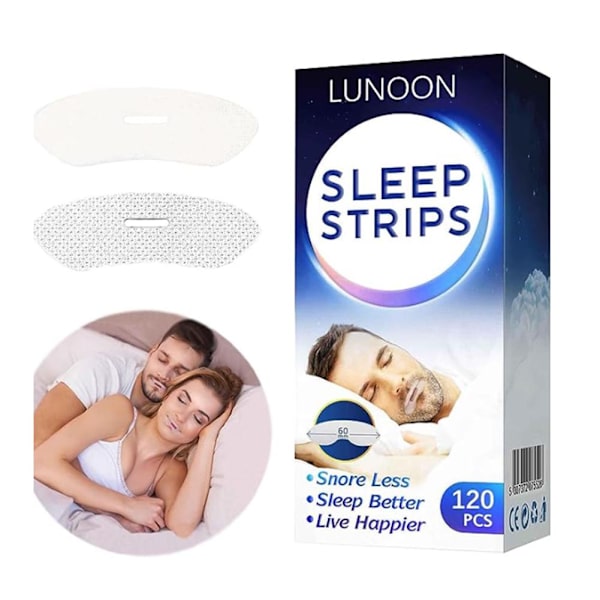 120 st Läppformad Munandningskorrigering Sömnförslutning Munplåster Hälsosam Näsandning Och Snarkningsstoppande Anordning blueA 120pcs