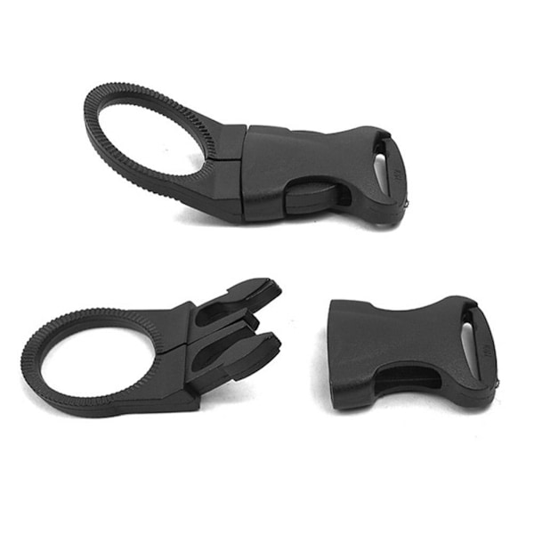 Hängande Spänne Bärbar Vattenflaska Set Mineralvattenflaskhållare För Ryggsäckar Med Utomhus B2m1 black One-size