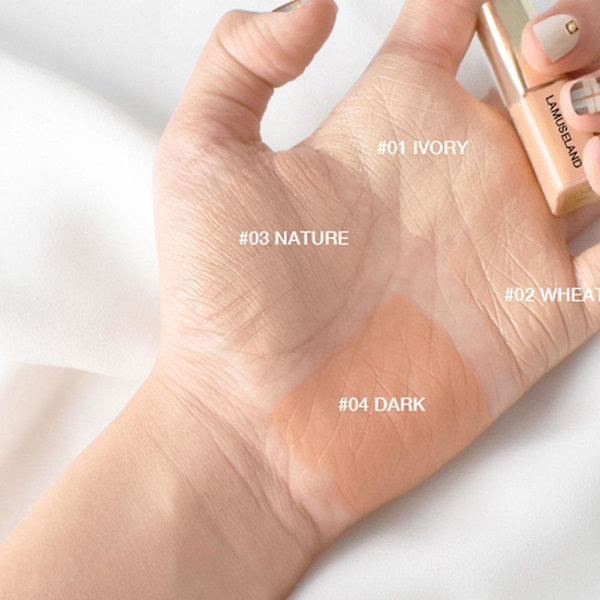 Ansiktsconcealer & Bas 4 Färger Full Täckning Passar Alla Ansikts- och Ögonvätskor O79C WHEAT, 3.5g