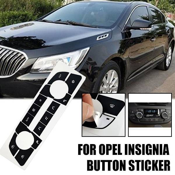För BuickRegal Klimatkontroll Dash Knapp Reparation Dekal Stickers N5P1