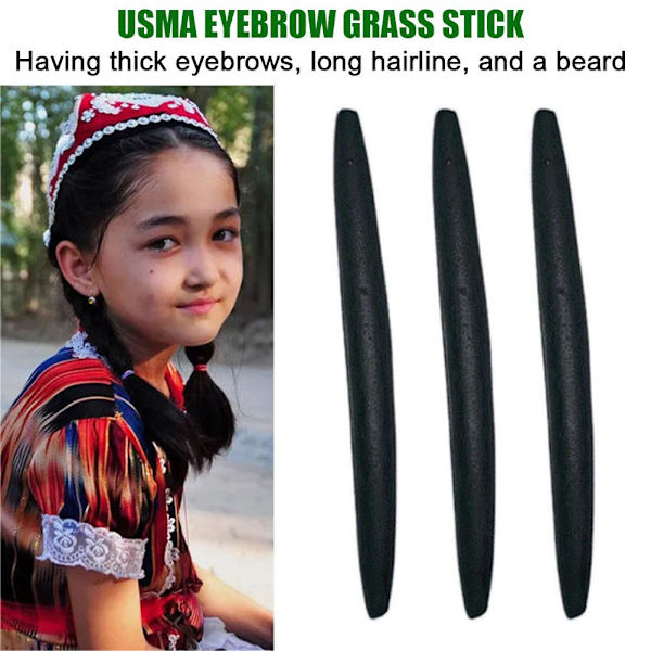Ögonbrynstillväxt och lycka till Ren Usma Gräs Juice Flytande Hår H Tillväxt ot· greenA 10ml 4pcs
