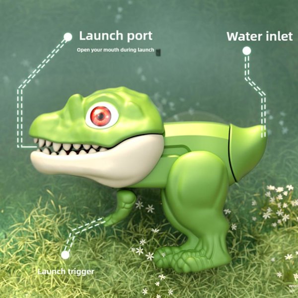 Dinosaurie Vattenpistol-Leksak' Simbassäng Leksak Sommar Vattenleksak' A5E4 O9Y5 Orange 1pcs