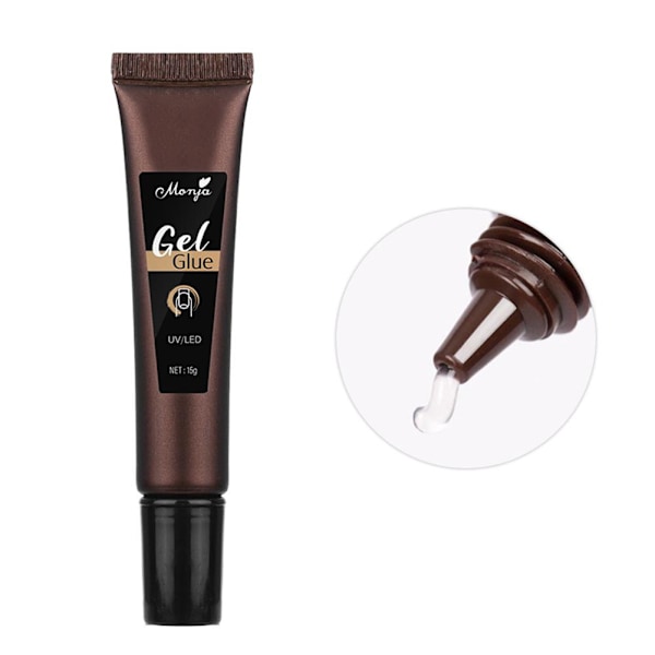 Flexibel Slang Lätt Att Ta Icke-klibbigt Solid Nagel Lim Slitage Patch Lim Solid Nagel N1u6 sharp end 15g
