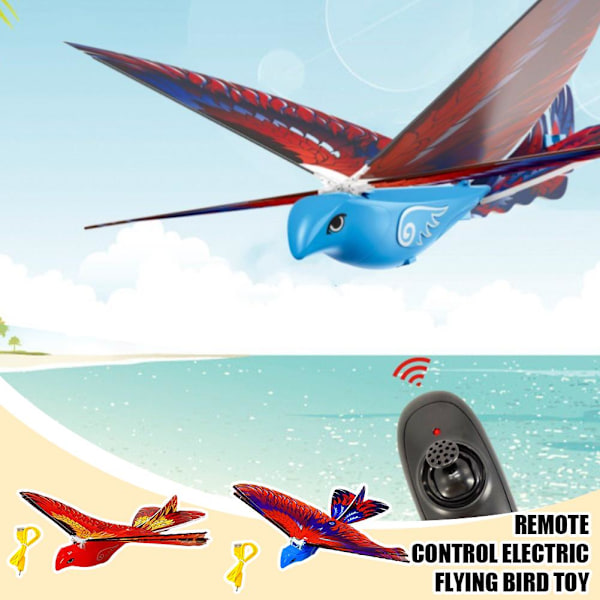 Fjärrkontroll Fågel Leksak 'Bird' Bionic Flygande Fågel' Red Have a remote control