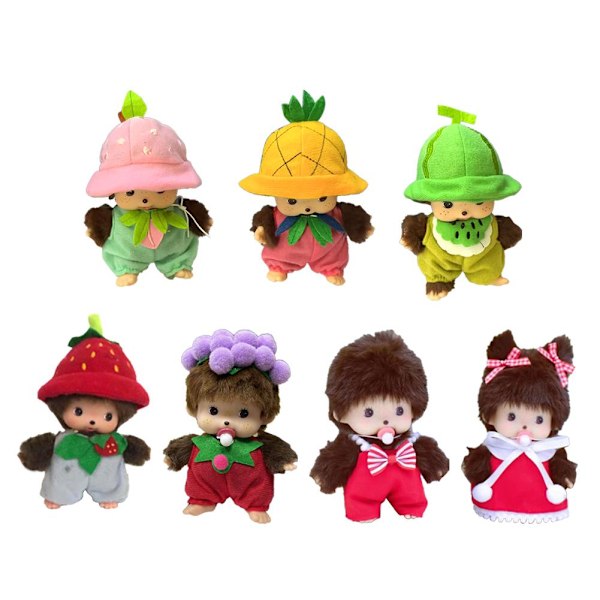 Tecknad Söt Cosplay Apa Munchki 15cm Plyschleksak PVC Dekorera Hem Docka Gåvor Förskola B8e8 peach one-size