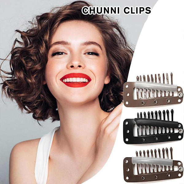 Chunni Grips/duppata Pins/duppata Clips 1/10/20/ NYTT~ . πδ ξ; F2Q7 black 1pcs