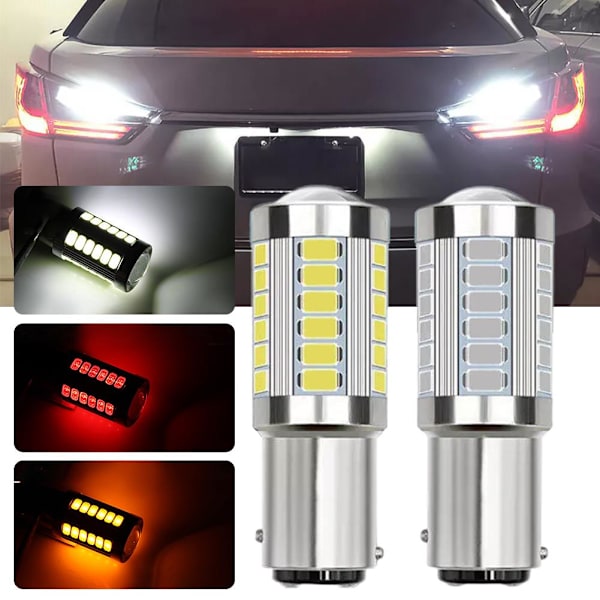 P21/5w LED 380 1157 Xenon Bromsljuslampor Stopp Baklampor! Ljus W9K0 Red One size