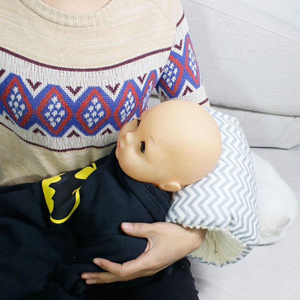 Tjock Mjuk Amningskudde för Bebisar Amningsarmskudde Bekväm Q0l1 C one