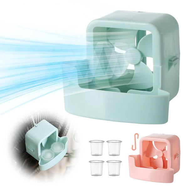 Fläkt Dimma Kyladapter, Golvkylare, Hushålls Hängande Is Kylning Artefakt Inomhus Rum Isbox Kan Skrivbord Hålla Golv Pink 1set