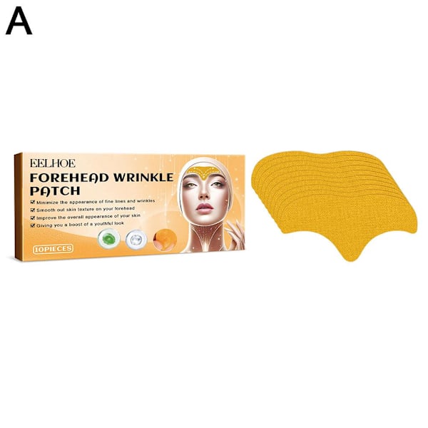 Rynkor Plåster Naturliga Extrakt Panna Plåster Hud Fint Kollagen Bleknar Ansikte Stramar Åt G1q4 Forehead patch 10pcs