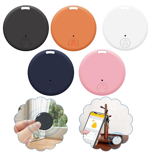 Bärbar GPS-tracker för husdjur Anti-förlustenhet Bluetooth IOS-system a orange One size