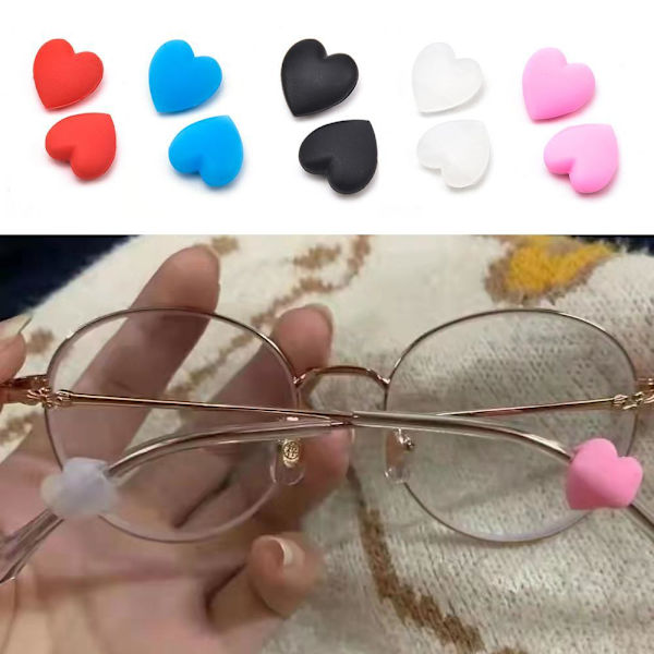 Glasögonhållare Glasögonremmar Öronkrokar Sport Varma skalmar Tips Rea O3F9 red One-size
