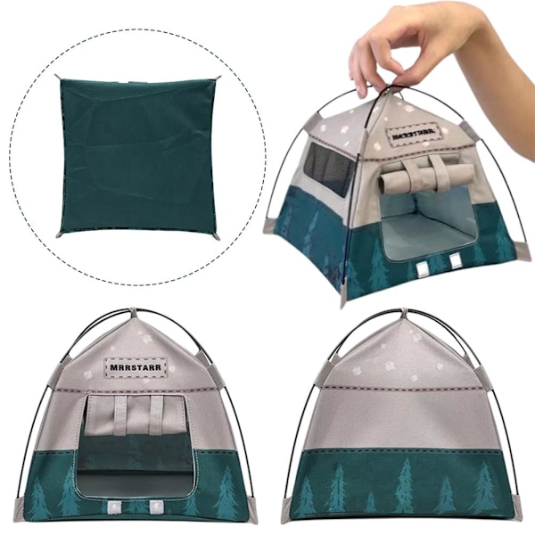 Mini Tält, 1:12 Camping Litet Tält Modell Litet Sött Tält Flyttbara Dockor Dekorativa Miniatyrscen Tillbehör Fotorekvisita Leksakspresent för