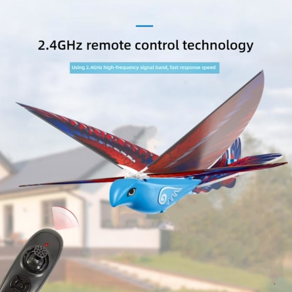 Fjärrkontroll Fågel Leksak 'Bird' Bionic Flygande Fågel' Red Have a remote control