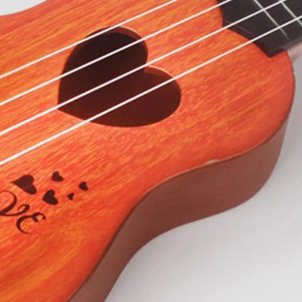 Nybörjare klassisk ukulele gitarr Pedagogiskt musikinstrument orange one-size