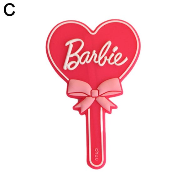 Bärbar sminkspegel Handhållen Barbie Rosa spegel Söt rosa bil 03# one size