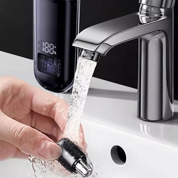 Elektrisk näshårstrimmer för män och kvinnor, bärbar, USB-uppladdningsbar black 1pcs
