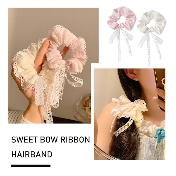Sött hårband med rosett 'U3A9' Pink One size