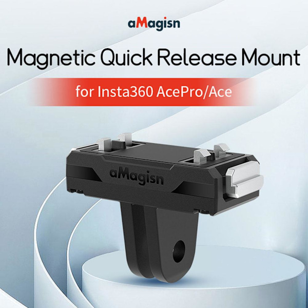 För Insta360 Ace Pro/Ace Magnetisk Snabbfäste Metall Kamerafästen^