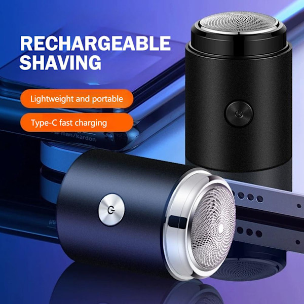 Mini Uppladdningsbar Rakapparat Cylinder Rakapparat Smart Rakhyvel För Män white9 one-size
