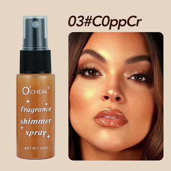 4 Färger Kroppsmarkeringsspray - Foundation Kosmetika Vattentät Kropp Lång Illuminator Puder I2j8 04 30ml
