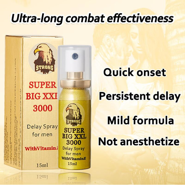 För Män Långvarig Spray Overspeed 60 Minuter Non Stop