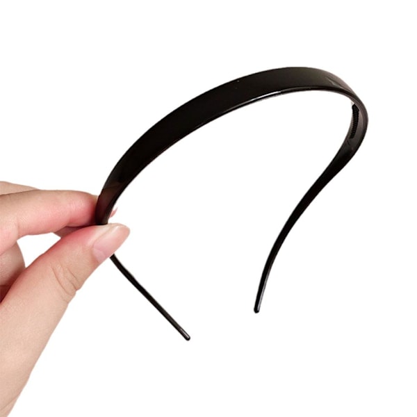 Solglasögonformad Hårband Halkfri Tandad Hårband Enkla Håraccessoarer A black one-size
