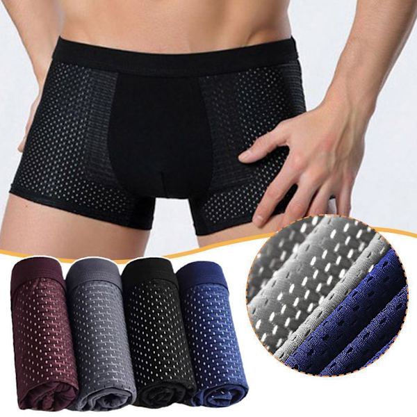 Drop Daddy Bambu Boxerkalsonger, Box Hero Bambu Boxers Bekväma Herrshorts E9L6 MulticolorL XL