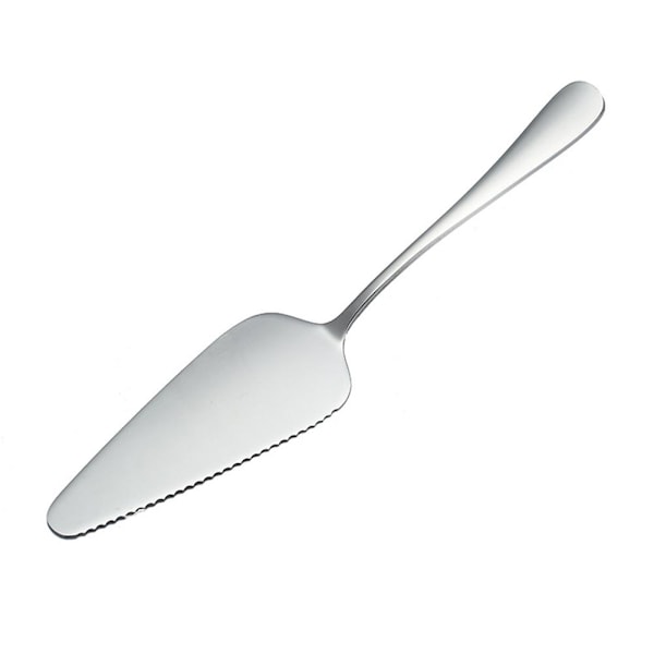 Tårtspade Pizzaspatel Tårtkniv Skovel Skärare Rostfritt Stål Dessert T0N9 silver one-size