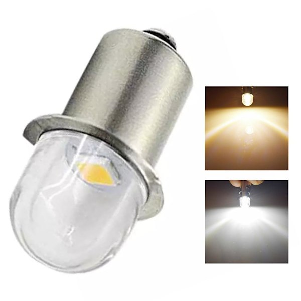 LED Mini Glödlampa 3V/12V P13.5S Super Starkt Ögonskydd Lampa Bok Q3Q5 white 3V