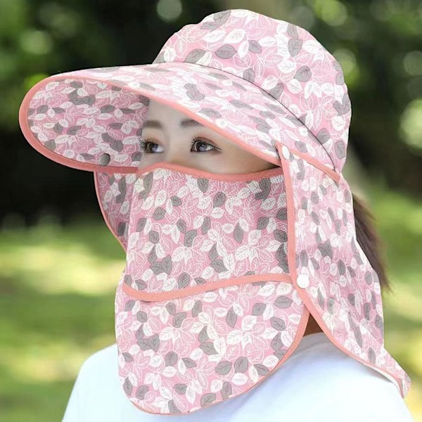 Solhatt för barn för te-plockning, andningsbar på sommaren✨y L8L3 Red 1pcs