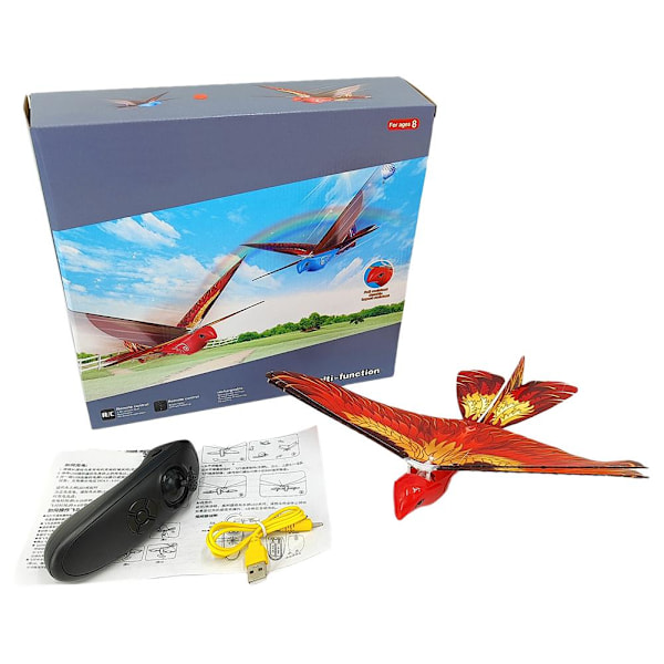 Fjärrkontroll Fågel Leksak 'Bird' Bionic Flygande Fågel' Red Have a remote control