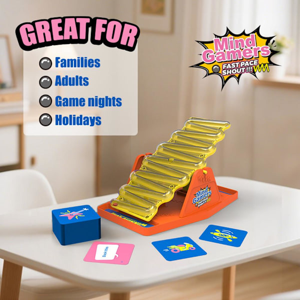 Tilt 'n' Shout – Snabbt Familjespel med 144 Unika K