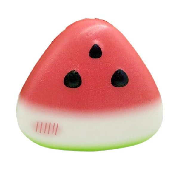 Vattenmelon Squishy Leksak Långsamt Stigande Mjuk Sensorisk Fidget Klämleksak För Barn P7E0