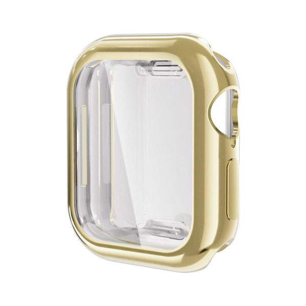 Skärmskydd Fodral Tillbehör för Apple Watch Series 10 gold 46mm