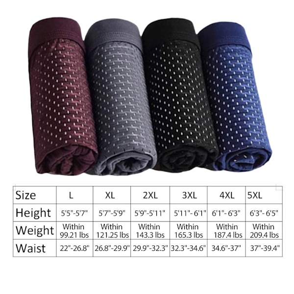 Drop Daddy Bambu Boxerkalsonger, Box Hero Bambu Boxers Bekväma Herrshorts E9L6 MulticolorL XL