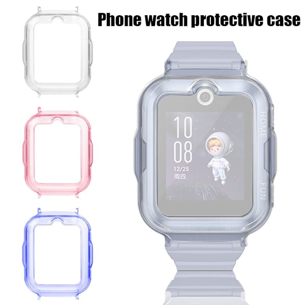 Lämplig För Huawei Barnklocka 4pro Mjukt Gummi Transparent Skyddsfodral A6f2 transparent 4pro