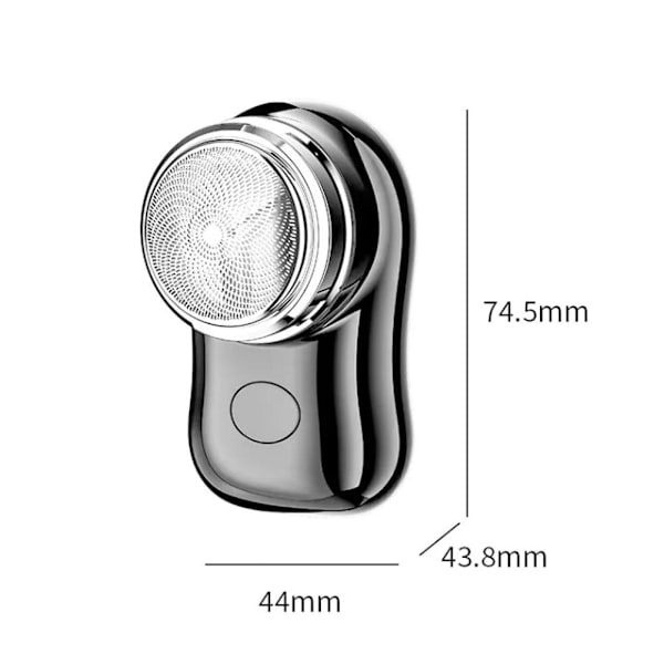 USB Uppladdningsbar Mini Rakapparat Fickstorlek Bärbar Rakhyvel Män☆ Elektrisk C1F6