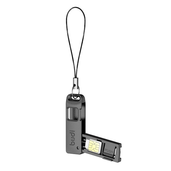 Anti-Lost SIM-kortsfack TF-kort Mobiltelefon Utmatningsstift Förvaringsfodral