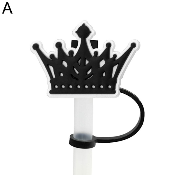 Sött Dammtätt Silikon Sugrörsskydd Miljöskydd Sugrör Gummi Mjuk Plugg Damm H5u7 17121-02 1PC