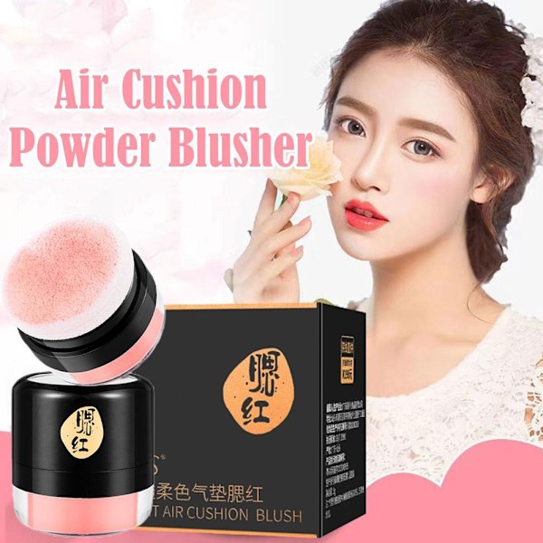 Hudvänlig Mjukfärgad Med Mjuk Luftkudde Rouge Puder Blush C7l2 01 # Coral Red 5g