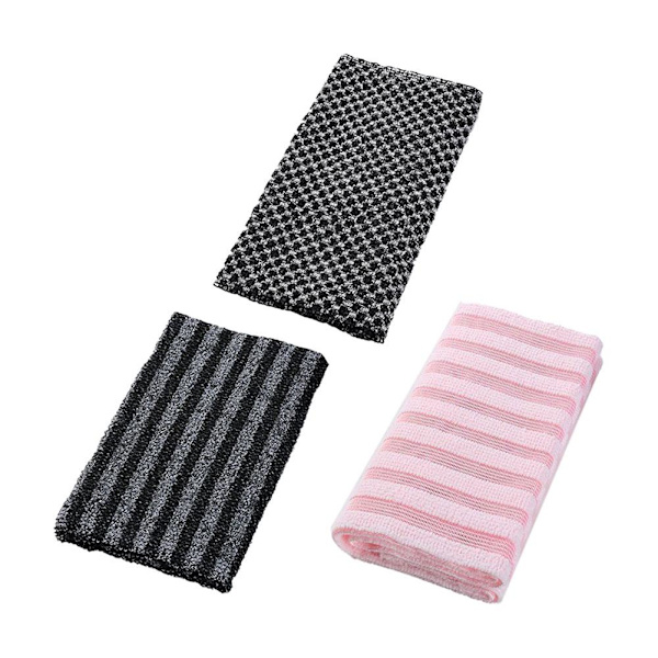 Exfolierande duschhandduk, dubbelsidig badhandduk дφ K1Z2 M8S6 03 1pcs
