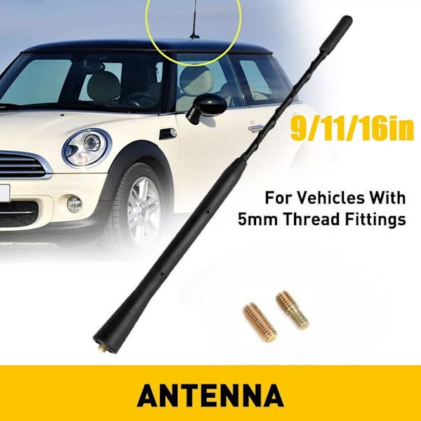 9/11/16 tum Universal Takradioantenn Radio AM/FM Antenn Takmast Ny U5