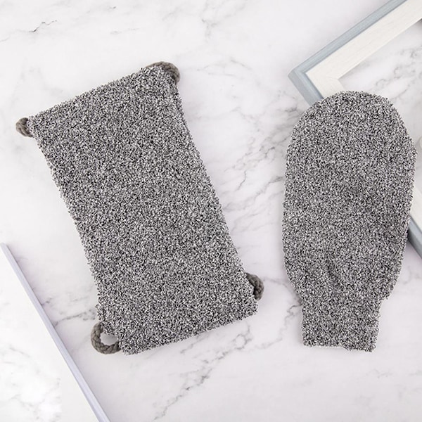Badhandske i bambufiber med skumgummirubb C8X3 gray 1pcs gloves