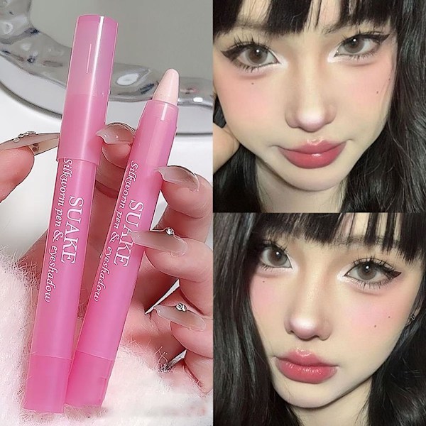 Suake Matt Highlighter Contouring Stick Nässkugga Ansiktskonturer Vattentät Naturlig Ansiktsmakeup 01 3g