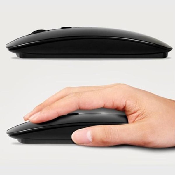 Trådlös Bluetooth-mus för dator, tyst mus, ergonomisk mus, optisk `UK. black One-size