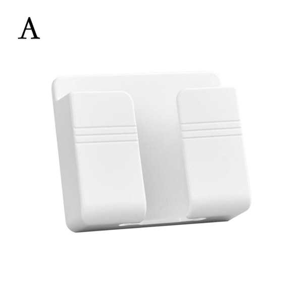 Multifunktionell Telefonhållare Väggmonterad Organizer Förvaringsdocka Ställ Laddningsorganisator Kontroll M7f7 gray 1pcs
