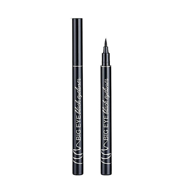 1X Kvinnor Eyeliner Flytande Eyeliner Penna Smink Vattentät Svart/Vit white One-size